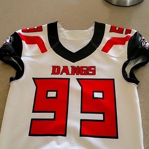 riddell | Shirts & Tops | Dawgs Football Jersey Not Official Georgia | Poshmark